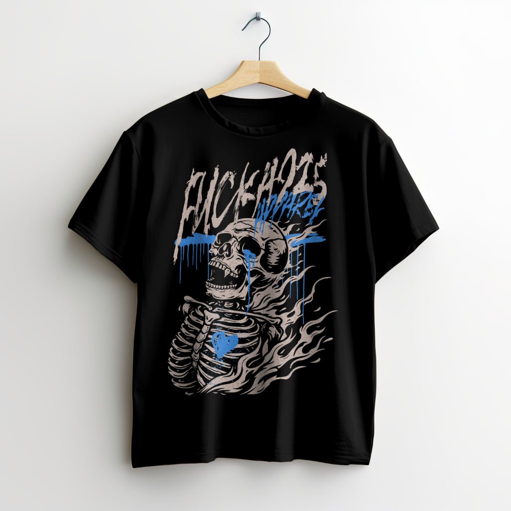 Burning Skeleton T - Shirt - FkA925